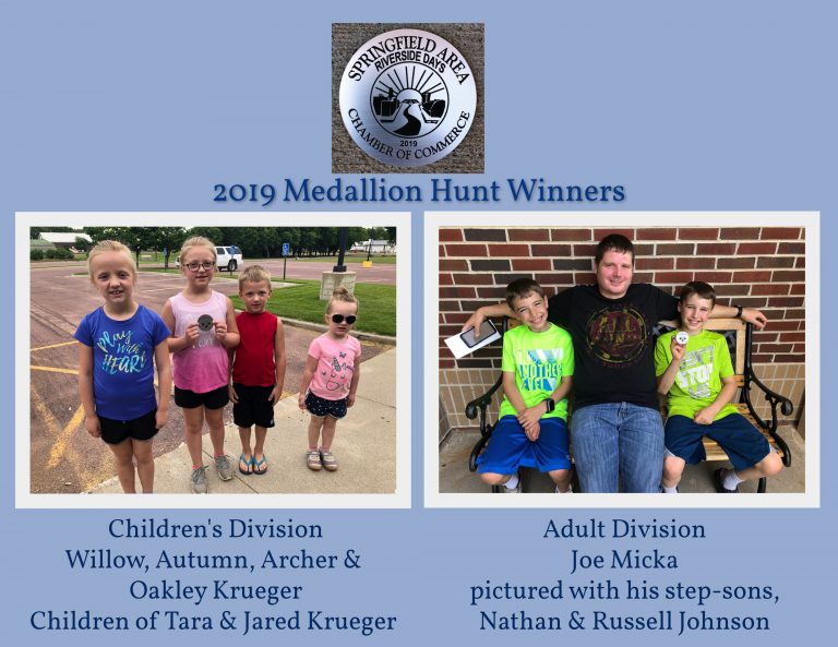2019 Medallion Hunt Winners! Springfield Minnesota Chamber of Commerce