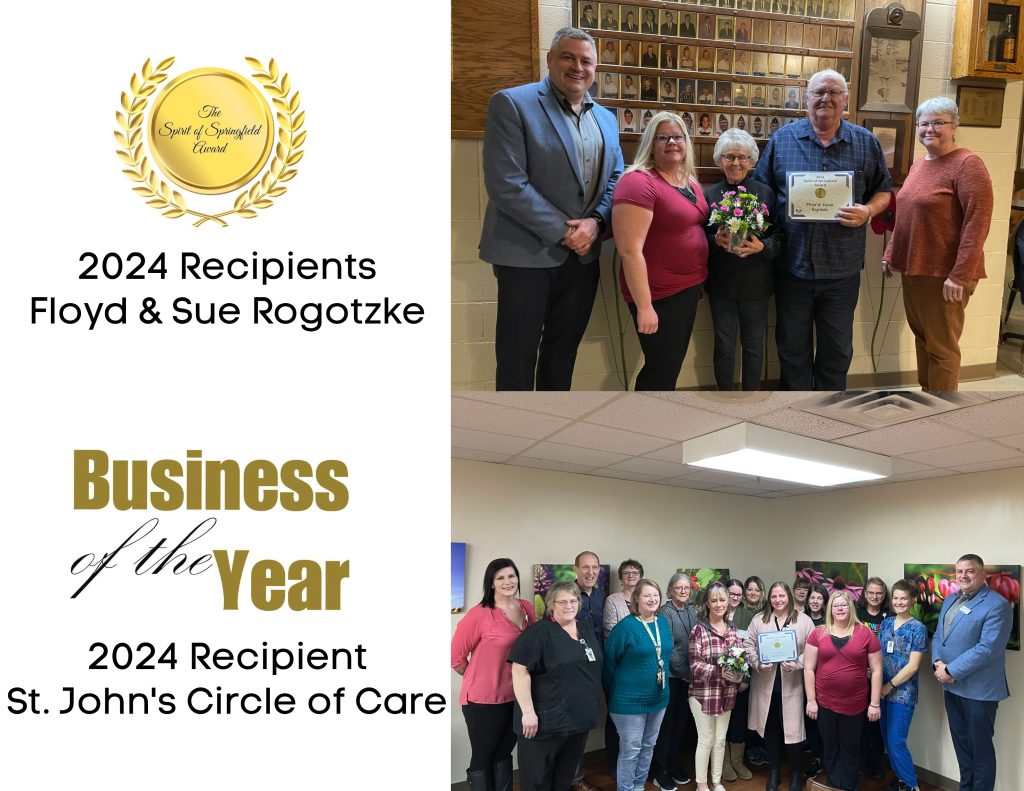 Congratulations to this year's Spirit of Springfield and Business of
